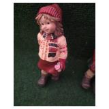 Set of 3 Winter Holiday Figurines