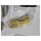 Set of Motorcycle Accessories including Foot Pegs and Turn Signals, Chrome Finish