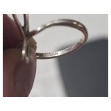 Sterling Silver "X" Design Ring