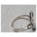 Sterling Silver "X" Design Ring