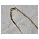 Made in Italy Necklace with a flat, shiny design and a lobster clasp