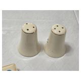 Vintage Ashtray, Salt and Pepper Shakers, and Souvenir Notebook