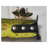 Gold and Enamel Insect Brooch Pin