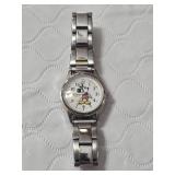 Disney Parks Authentic Original Stainless Steel Watch featuring Mickey Mouse Quartz Movement
