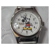 Disney Parks Authentic Original Stainless Steel Watch featuring Mickey Mouse Quartz Movement