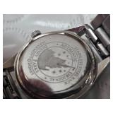 Disney Parks Authentic Original Stainless Steel Watch featuring Mickey Mouse Quartz Movement