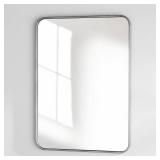 Sabine Metal Rounded Rectangle Wall Mirror 48 x 30 NEW