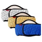 $17 Mkono Male Dog Belly Band Wraps Washable Dog Diapers Male for Small and Medium Dogs, Waist 19.2 Inches to 23.8 Inches(3 Pack,Blue,White,Yellow)