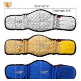 $17 Mkono Male Dog Belly Band Wraps Washable Dog Diapers Male for Small and Medium Dogs, Waist 19.2 Inches to 23.8 Inches(3 Pack,Blue,White,Yellow)