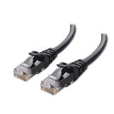 Cable Matters 10Gbps Snagless Cat 6 Ethernet Cable - 25ft, Cat 6 Cable, Cat6 Cord, Ethernet Cord, Black