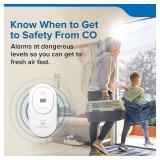 $35 Kidde Carbon Monoxide Detector, Plug-in Carbon Monoxide Detector with AA Battery Backup, 85 dB Alarm, Rotating Plug, LED Status Light Indicators, 5th Edition, COP