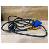 $19 Universal Tethered Float Switch for Sump Pumps - 15A, 110~250V AC, Piggyback Style Plug, 10 Feet Cord - Ideal for Water Tanks, Sewage Pumps, Septic Tank Pumps, and More
