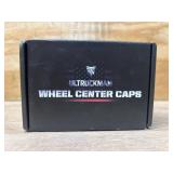 $24 2.6Inch 65MM Wheel Center Caps for Ford FL341A096 Rim Hub Caps, Pack of 4 (Matte Black, Outer 65MM, Inner 61MM)