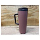 $35 Owala SmoothSip Slider Stainless Steel Insulated Travel Mug with Handle, 100% Leak Proof, For Hot and Cold Drinks, Travel Friendly with Sliding Lock Lid, 24 oz, BPA Free, Leak Proof, Cozy Cocoa