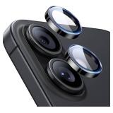 $11 ESR 2 Pack for iPhone 17/iPhone 16/iPhone 16 Plus, Camera Lens Protector, Ultra-tough HD Individual Lens Protectors, Scratch Resistant, Ultra-thin Tempered Glass, Black
