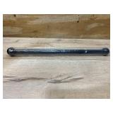 $13 Lamp Post Cross Arm 16 inch Steel Lamp Post Cross Bar Ladder Rest Post Cross Arm Replacement for Outdoor Lamp Post (Black 1Pack)