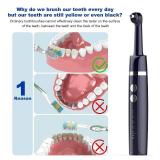 $30 Tooth Polisher,Teeth Polishing Kit for Daily Cleaning,Polishing Then Whitening of Tooth (Professional Toothpaste Include),USB Rechargeable Dental Polisher with LED Light,6 Heads,5 Speed Modes