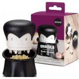 OTOTO Gracula Garlic Press, Garlic Crusher, Garlic Mincer, Also for Ginger, Nuts, Chili, Herbs - Twist Top Mincer & Easy Squeeze Manual Press Peeler, Goth Gifts