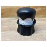 OTOTO Gracula Garlic Press, Garlic Crusher, Garlic Mincer, Also for Ginger, Nuts, Chili, Herbs - Twist Top Mincer & Easy Squeeze Manual Press Peeler, Goth Gifts