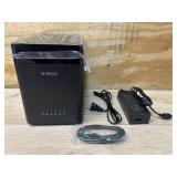 $99 ORICO 5 Bay 3.5 Inch Hard Drive Enclosure USB C to SATA Magnetic Tool-Free External HDD Enclosure with 12V/6.5A Power Adapter for Family Storage Supports 2.5/3.5 inch Drives Max 110TB (5x22TB)