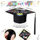 $13 2025 Preschool Graduation Cap with Printed Graduation Stole Unisex Preschool Graduation Cap Sash