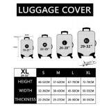 $16 Let The Adventure Begin Luggage Cover Washable Suitcase Protector, Luggage Tag Travel Birthday Gifts For Men Women (S 18-21 Inch Luggage)