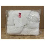 $31 COSY HOMEER Extra Thick Bath Rugs for Bathroom - Anti-Slip Bath Linen Sets Mats Soft Plush Yarn Shaggy 100% Strong Polyester Living Room Bedroom Water Absorbent(White,24x48 - Inches)