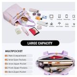 $20 Tote Bag for Women Multi Pockets Crossbody Bag Casual Top Handle Ladies Handbag with Zipper Shoping Travel Work