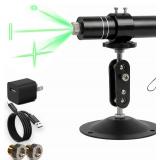 $35 Three-Head Green Laser Level with 2M Charger | 520nm Cross/Linear Laser Generator | Rechargeable Alignment Tool for Woodworking, Construction & Fabric Cutting (Base & AC/DC Adapter) Green Line