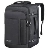 $28 Gieury Carry On Backpack, 50L Travel Backpack, Luggage Backpack TSA Flight Approved Laptop Backpack for Men & Women, Large Expandable 40L Daypack Lightweight Business Weekender Bag, Black