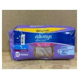 $19 Always Discreet Adult Diapers for Women, Incontinence Underwear, Postpartum Essentials, Disposable Briefs, Max Absorbency, Bladder Leak Protection, Large, 28ct