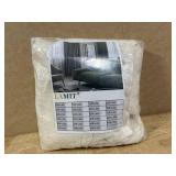 $14 LAMIT Natural Ivory Linen Semi Sheer Curtains 84 inch Length, Cream Light Filtering Soft Thick Neutral Living Room Drapes with Bronze Grommet for Bedroom/Farmhouse, 2 Panels, 52 x 84 Inch