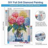 $26 12 Pack Flowers Diamond Art Kits Packs for Adults, 5D Diamond Painting Kit Sets with Tools for Beginners DIY Full Drill Diamonds Paintings Crafts Gem Art by Number Gift Home Wall Decor (12x16 Inch