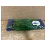 $18 20 Bundles Artificial Plants Outdoor, UV Resistant Fake Flowers  Realistic Faux Lavender Shrubs for Porch Garden Window Box Home Decoration (Purple)