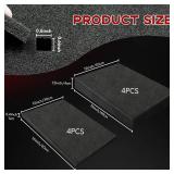 $28 PINGMIC Gun case foam -16 x 12 x 1.5 Inch Pick and Pluck Foam Sheets - Pick Apart Insert Padding for Gun Case, Ideal for Storing Guns, Crafts