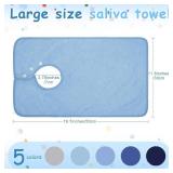 $19 Hercicy Full Coverage Pullover Toddler Baby Bibs Terry Cloth Bibs with Snap Button for 0-4 Years Unisex Feeding Drooling