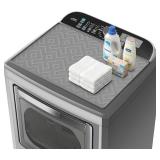 $16 Washer and Dryer Top Protector Mat, 26" x 18" Silicone Washing Machine Top Cover, Non-Slip Waterproof Washer Dryer Mat for Home, Kitchen & Laundry Room