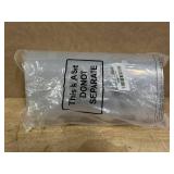 $23 Jaloro 12 Pcs Flower Bouquet Bags Large Clear Gift Bag with Handle and Ribbon Transparent Flower Bags for Bouquets Flora Flowers Wrapping Mother