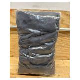 $37 Smiry Waterproof Seat Covers for Dining Room Chairs Set of 5, Stretch Jacquard Removable Washable Chair Seat Slipcovers Protector, No Rear Covers, Dark Grey