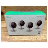 $31 YOTON Indoor Security Camera for Baby Monitor, Home & Pets, 2.4GHz WiFi with Motion Detection, Night Vision, 2-Way Audio, Works with Alexa & Google Home, Local Storage or Optional Cloud, WS01(4-Pa