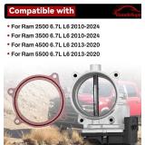 $129 68253198AA Throttle Body Compatible with Ram 2500/3500 6.7L Cummins Diesel 2010-2024 68205987AA 68210508AA 68253197AA