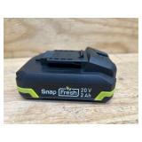 $40 SnapFresh 20V 2.0Ah Battery(Not Works with Other Brands), Battery Support Fast Charging(BBT-DC20A)