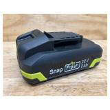 $40 SnapFresh 20V 2.0Ah Battery(Not Works with Other Brands), Battery Support Fast Charging(BBT-DC20A)