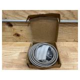 $57 maXpeedingrods 6AN Fuel Line Kit, 20 Feet AN6 Nylon-Stainless Steel Braided Fuel Hose + 10 PCS AN6 Reusable Swivel Fuel Hose Fitting Adapter