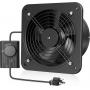$52 HG Power 8 Inch Exhaust Fan with Speed Controller, 567 CFM Kitchen Exhaust Fan with Damper, Metal Extractor Fan for Window, Attic, Ceiling, Basement Ventilation