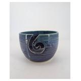 Pottery Bowl - Healing Touch Pottery Blue Ceramic