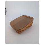 Basket - Longaberger Handwoven Basket With Lid