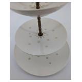 Three-Tier Serving Stand - Salzburg Starburst 22Kt Gold Decoration