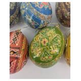 Decorative Hanging Eggs Hand Painted (Lot of 6)