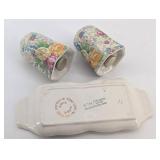 Bone China Tableware Mixed Lot - Minton Haddon Hall Floral Pieces
